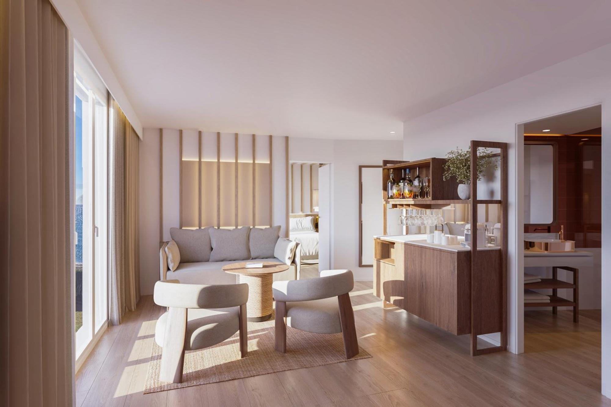 Hotel Me Marbella Exteriér fotografie The interior of a suite on board